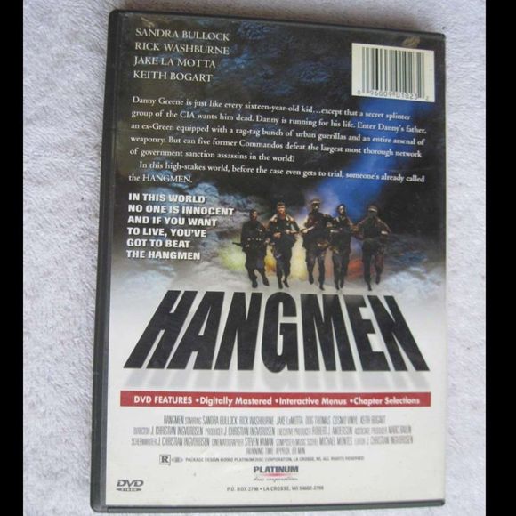 Hangmen Sandra Bullock CIA Commandos Assassins DVD Movie Bundle for $3 - Picture 2 of 5